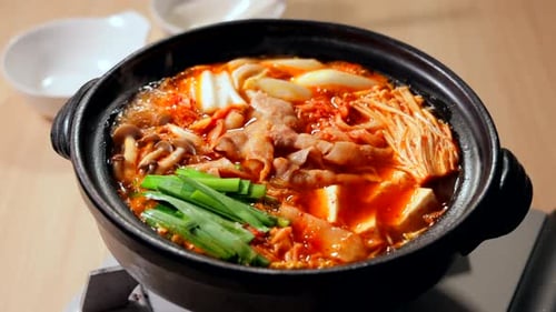 Spicy Kimchi Jjigae Recipe Authentic Korean Pork and Tofu Stew