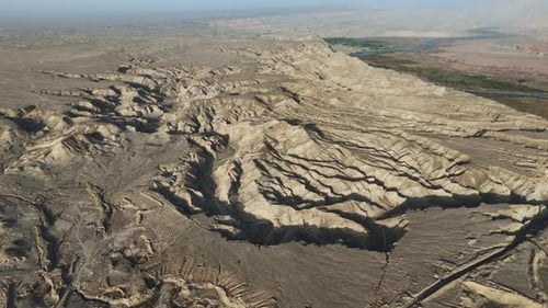 The Arid Landforms in Xinjiang Province
