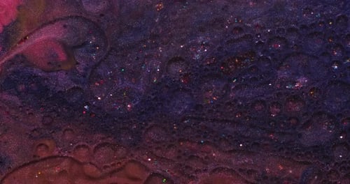 Abstract Glittering Galaxy Design with Sparkling Specks