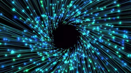 Colorful Lines Spreading Around