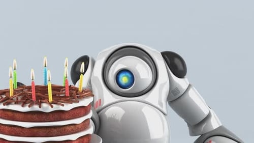 Großer Roboter - 3D-Animation