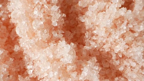 Close Up Shot of Pink Himalayan Salt