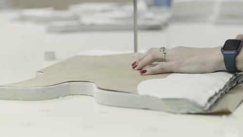 Fabric Cutting with Rotary Machine Sewing Pattern Design Tailoring Services Available