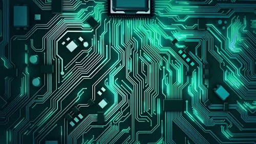 Processadores de computador CPU, placa-mãe, chip digital