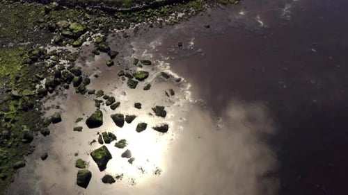 the sun reflection and Dunguaire Castle