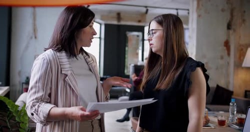 Office Dispute Between Two Colleagues in Modern Workplace