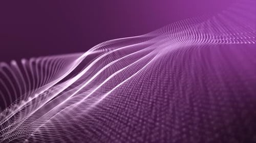 Particles Wave Background Light Purple