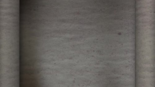 Vintage Paper Scroll Unfurling Reveal Animation