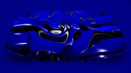 Background with Blue Plate of Plasma, Reflection, Exclusive, 3D Render, Unique Design