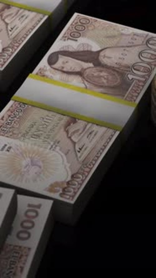 Banknotes And Coins Wealth Financial Background Vertical