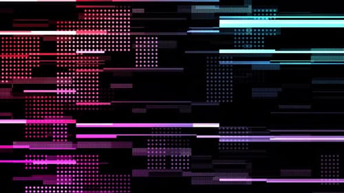 4K Hi-Tech Cyberspace Environment | Abstract Virtual Data Space Technology Background Loop