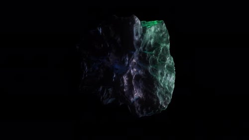 Spinnender Meteor