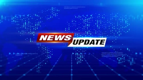 News Update Broadcast News Background Loop V2