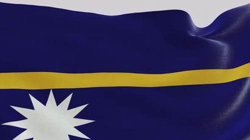 Stoffflagge Nauru