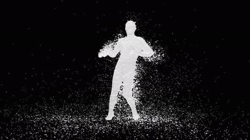 03 Character Dancing Water Splashes 4K