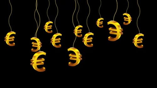 Gold Dollar Icon Loop