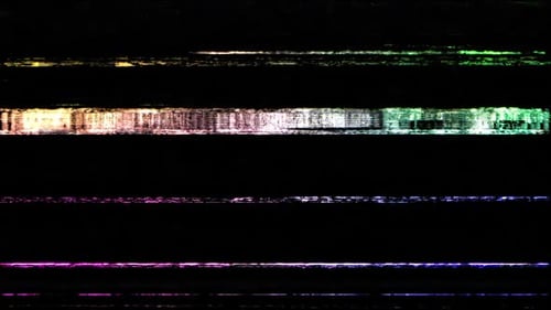 Colorful Digital Glitch Art In Motion