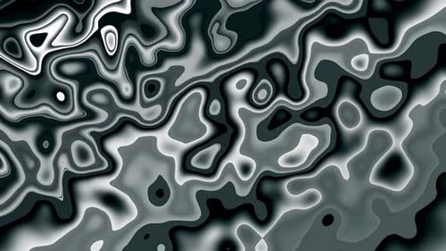 Forme futuriste abstraite, couche, motif torsadé, liquide brillant