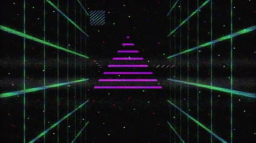 Ruído de pixel digital VHS retrô dos anos 90.