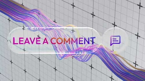 Liquid Glass Comment UI Animation
