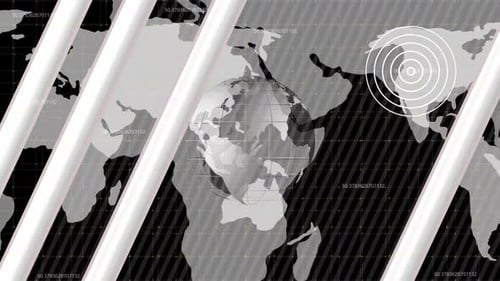 Fondo animado de World News Background Bucle. Vd 416