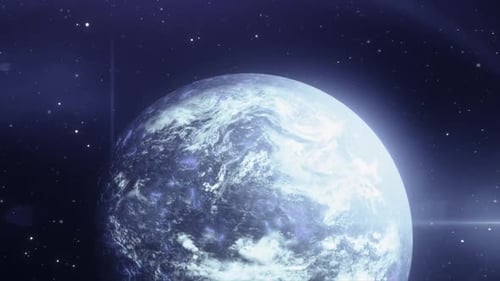Stunning Planet View in Space