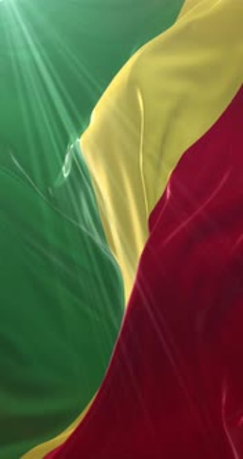 Flagge der Republik Kongo