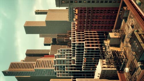 Vista vertical de Manhattan desde la azotea
