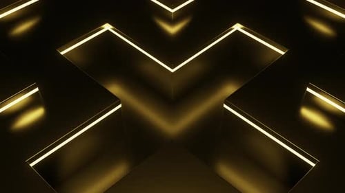 Abstrakter Technologie-Hintergrund mit hellen Neonlichtern