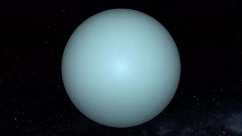 Animation des Uranus-Planeten Alpha. 2204