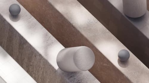 Looping Cilynder 3D Satisfying Animation