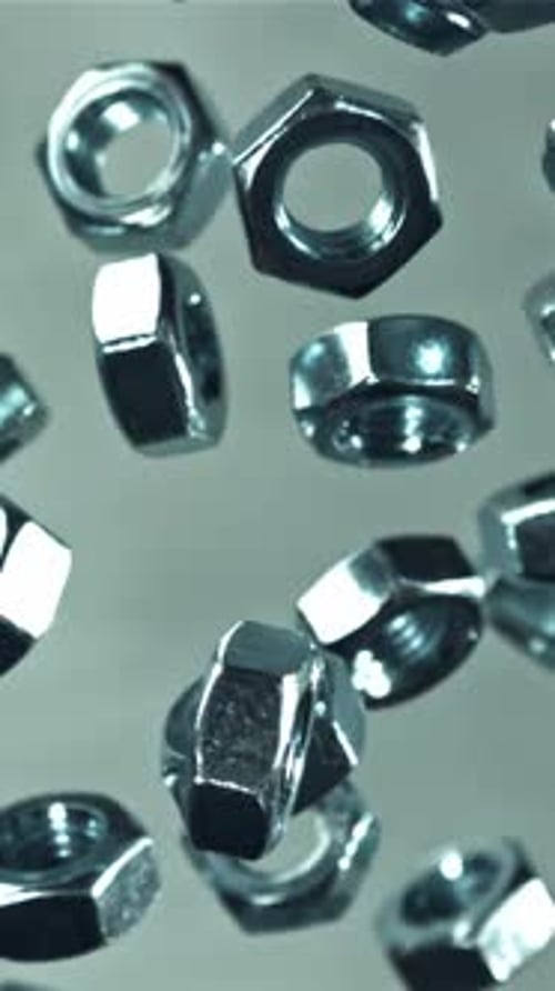 The Mounting Nuts Fly Up and Fall Down filmado con una cámara de alta velocidad a 1000 fps