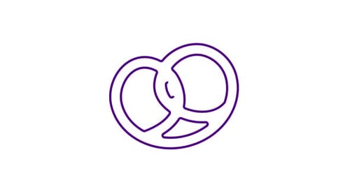 Animiertes Zwiebelring-Symbol