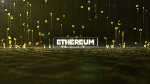Matrix Binary Code And Ethereum Word 4 K