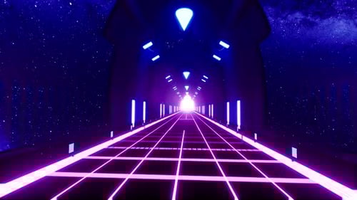 Neon tunnel