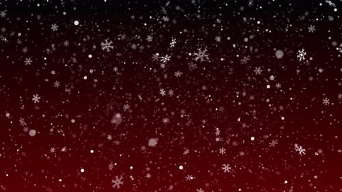 Christmas Snowflake Confetti Snowflakes and Bokeh Lights Snowflakes Falling Snow Background