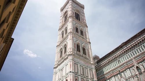 Giotto’s Campanile and Florence Cathedral Facade, Tuscany