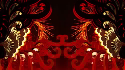 Red Ethnic Visual Loop 1