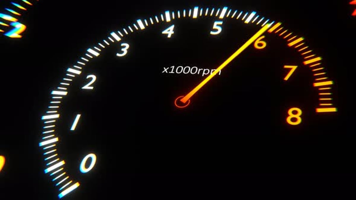 Сar speedometer and tachometer. Fast accelerating car., Backgrounds ...