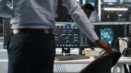 Server Hub Programmer Using AI Machine Learning Node Tree Software