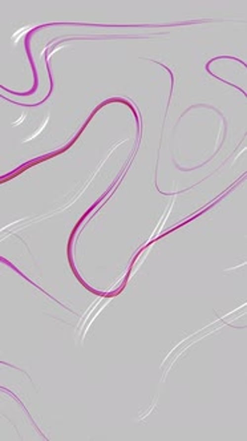 Looped Vertical Video Gray Background with Curved Lines