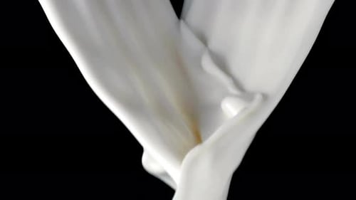 Milk Splash, Pouring