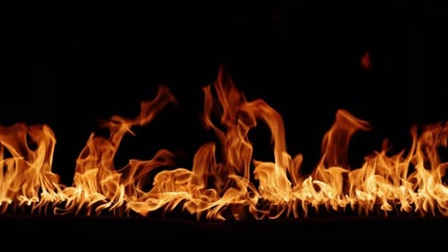 Abstract Flames in the Dark