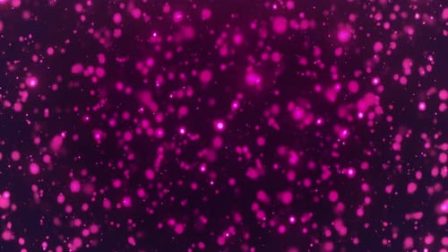 Violette Partikel schweben im Weltraum