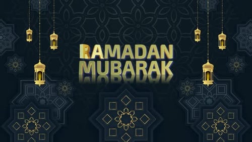 Ramadan Mubarak Background Loop