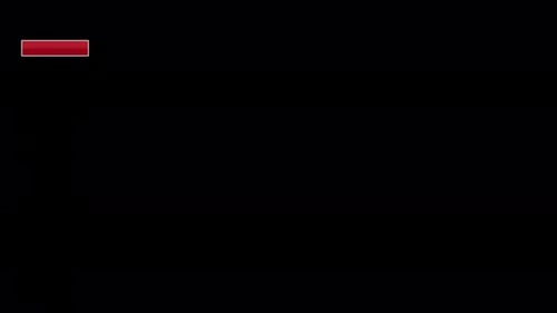 Headline Collection: A small red rectangle logo element appearing on a black screen from the top lef