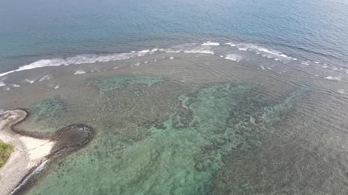 Aerial Beach Waves