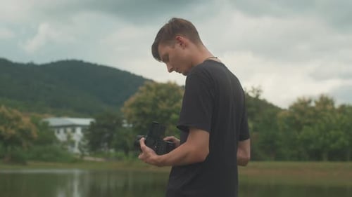 A Young Photographer is Capturing the Stunning Beauty of Nature By the Serene Lake