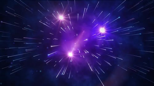 Space Star Speed Abstract Tunnel | HD