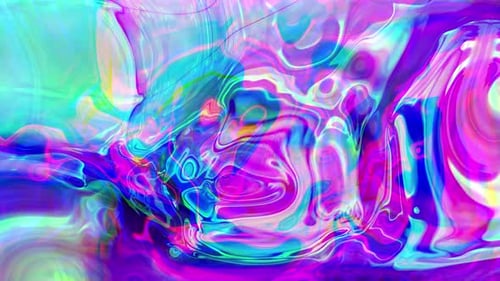 Vibrant Psychedelic Fluid Abstract Motion Background
